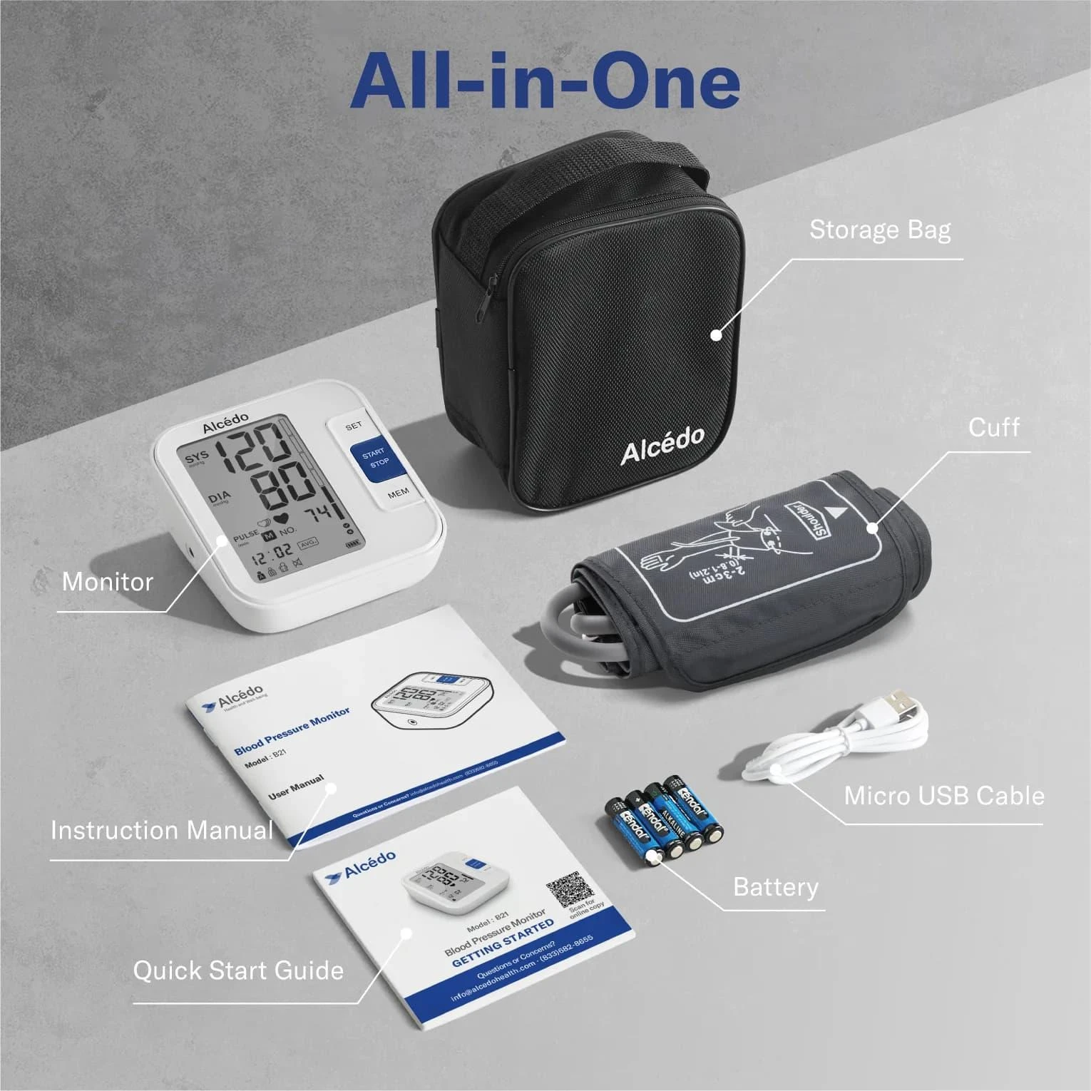 Alcedo Tensiómetro Digital B21 - Salud - imagen 6